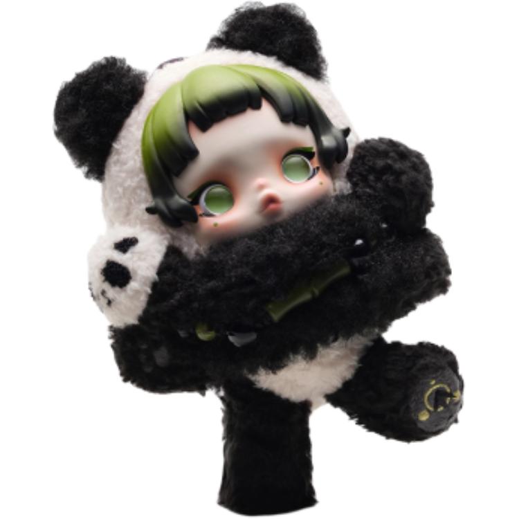 POP MART Θ Skullpanda Lazy Bear Plush Charm