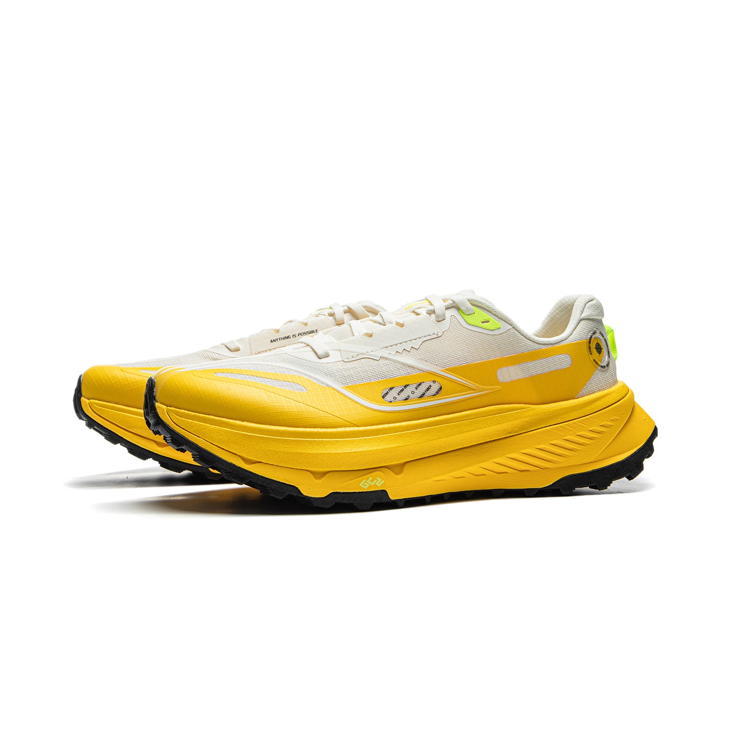 LiNing Di Lu Running Shoes'Beige Yellow'