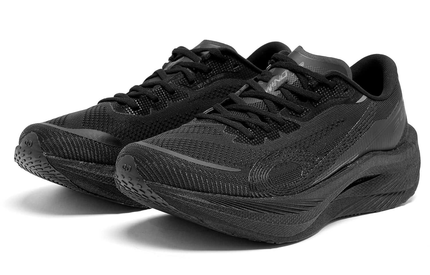 QIAODAN Wind-Running 3.0 PRO Running Shoes 'Black Silver'「Women」