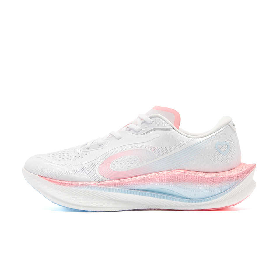 QIAODAN Wind-Running 3.0 Running Shoes 'White Pink'「Women」