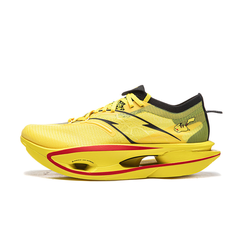 Li-Ning Feidian 5 Ultra 飛電5ウルトラ Pokemon x LiNing Feidian 5 ULTRA Running Shoes 'Cattail Yellow'