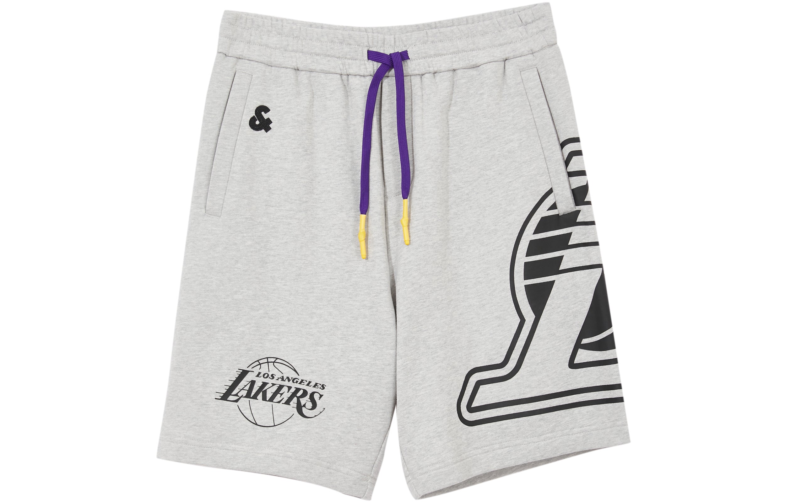 JACK JONES x NBA Unisex Décontracté Shorts 'Lakers'