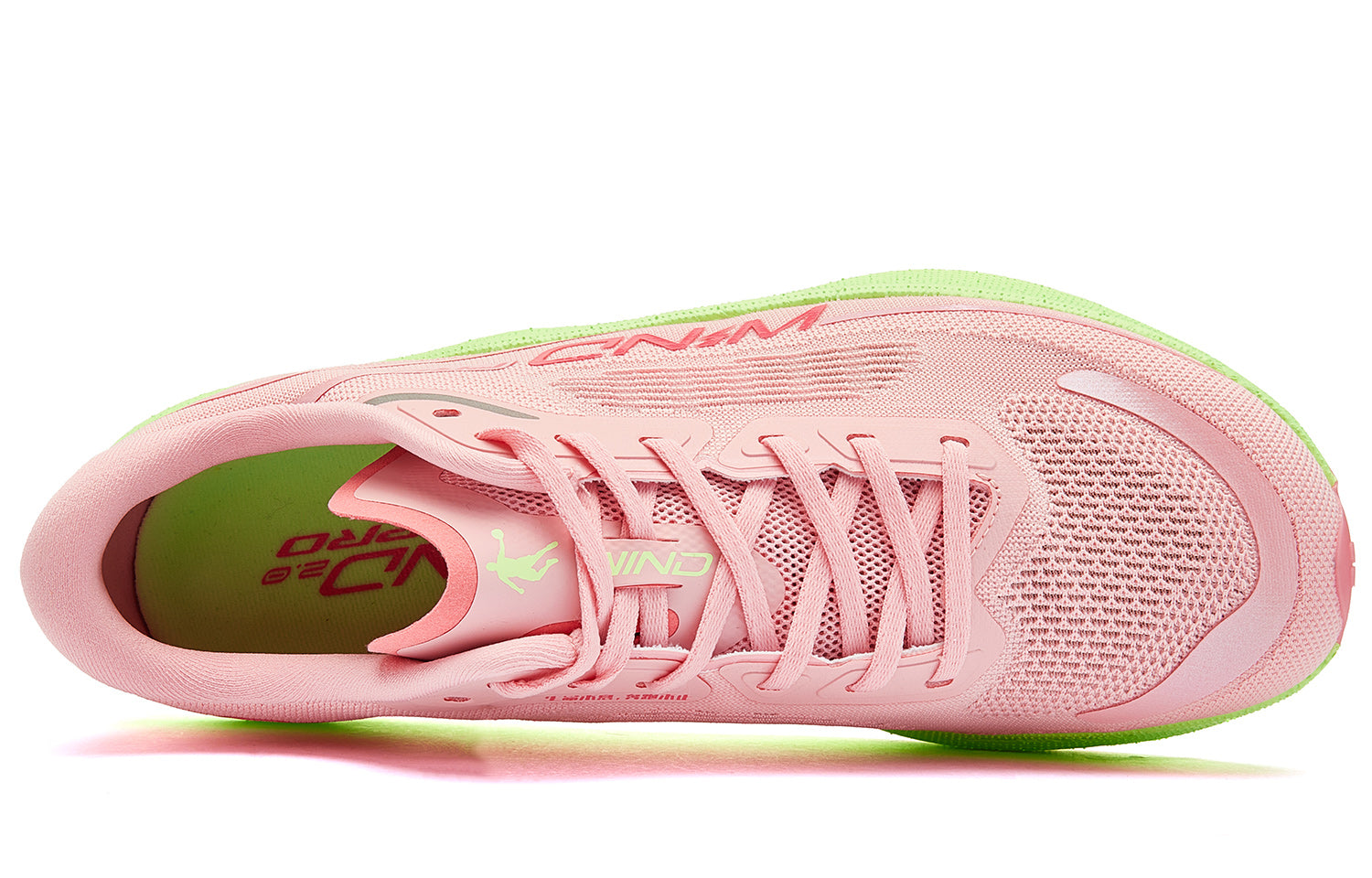QIAODAN Wind-Running 2.0 PRO Running Shoes 'Honeydew Pink Gull Cyan'
