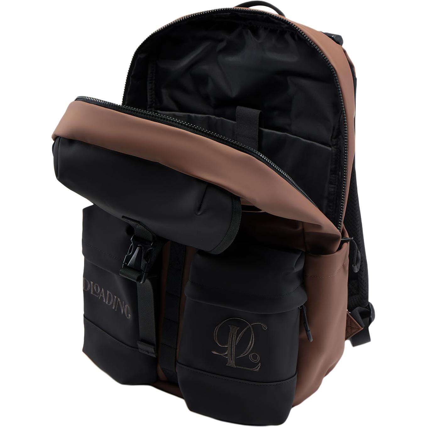LiNing Polyurethane Backpack Regular Unisex Umber & Black - Kicksown store