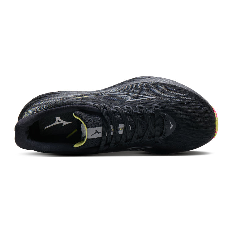 Mizuno Wave Rider 28 'Black Sunny Lime'