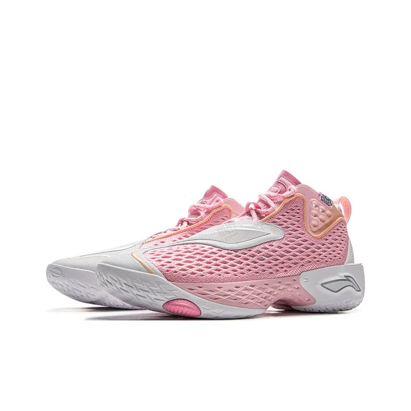 LiNing Bad Five 5 ‘Pink White’ - Kicksown store