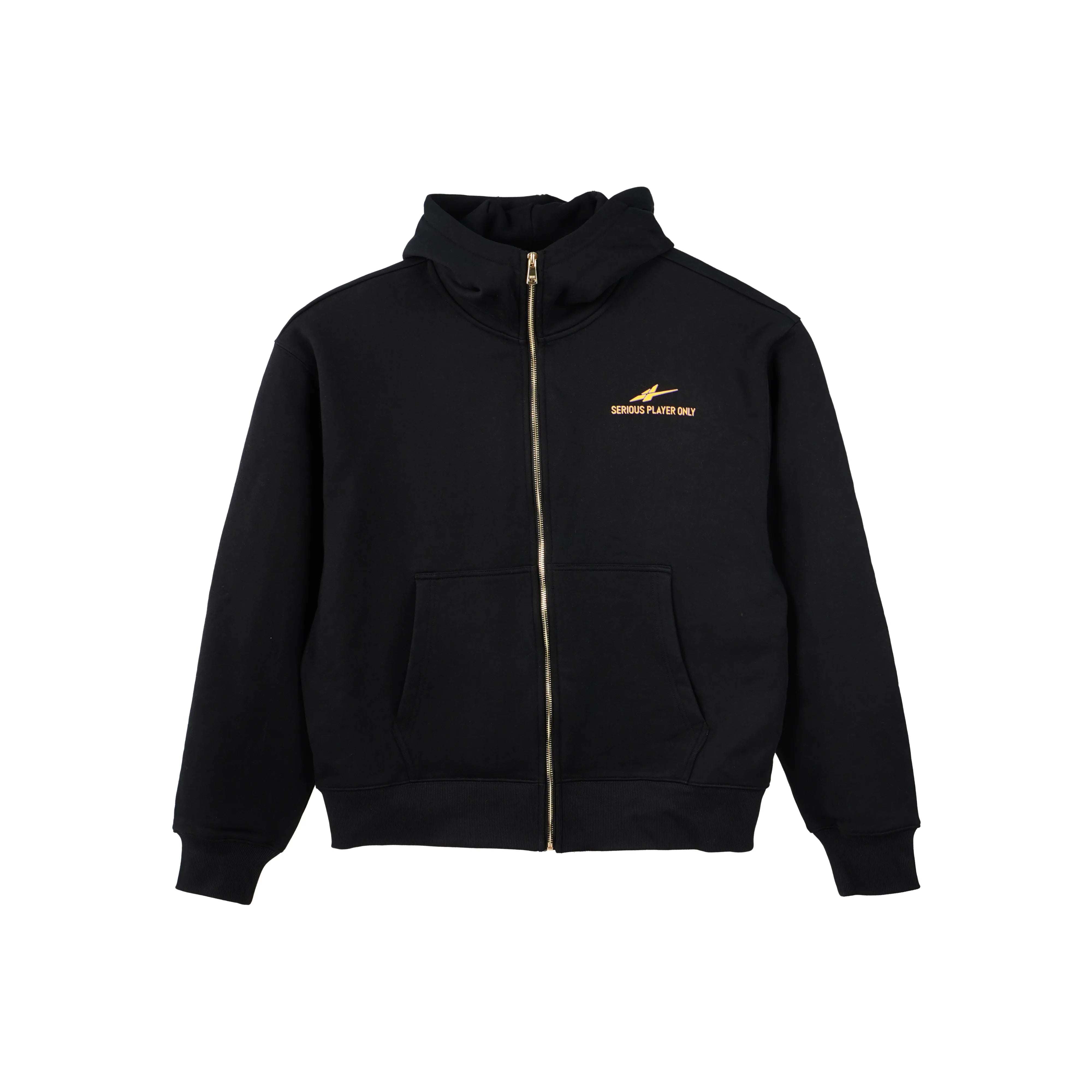 Serious Player Only Zip Up Hoodie-Brand-BLACK MAMBA