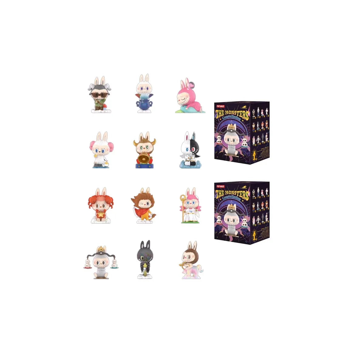 POP MART LABUBU THE MONSTERS Constellation Collection Mystery Boxes Single Mystery Box/Full Box 12 Pcs