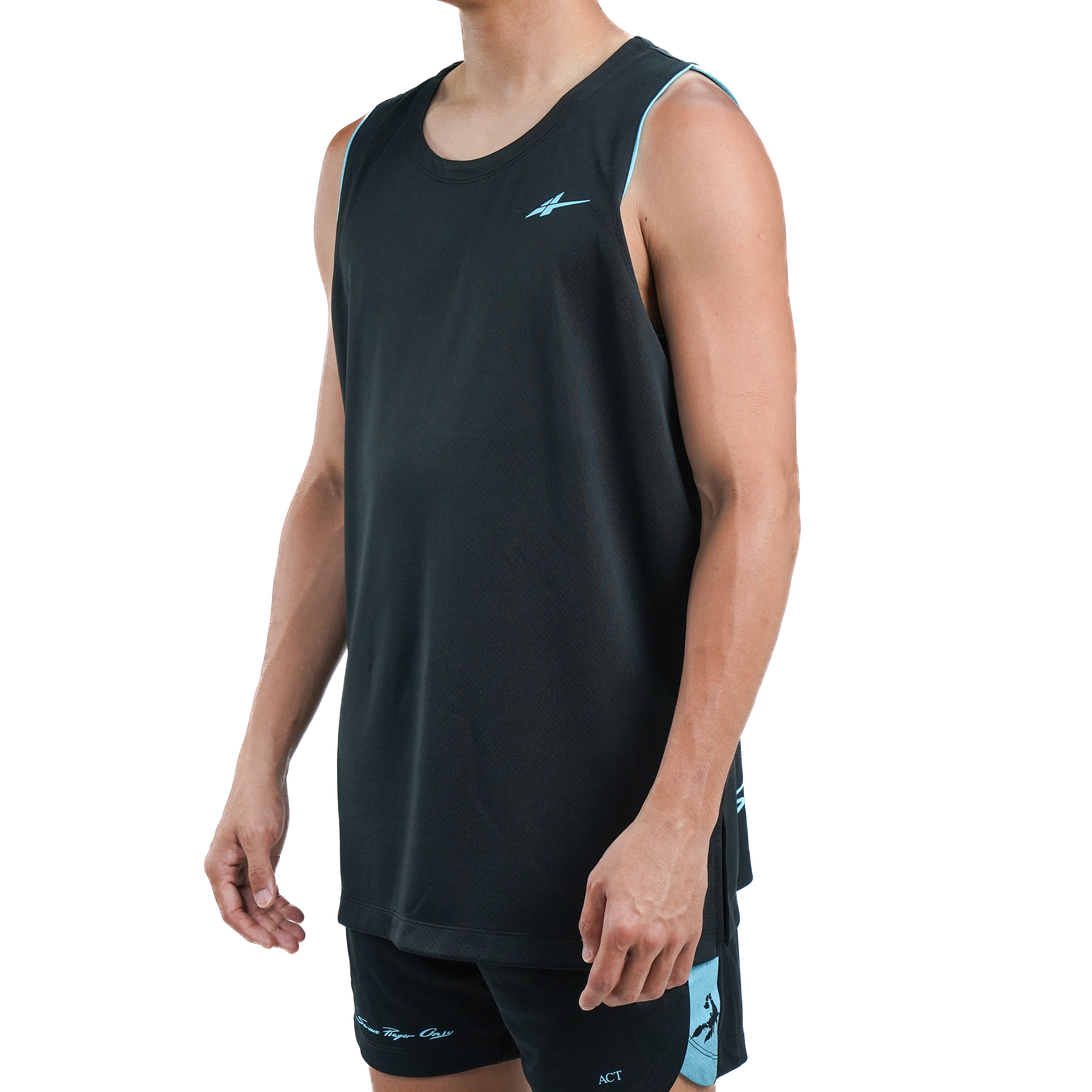SPO Pro DryLite Tank Top Blue Scorpion