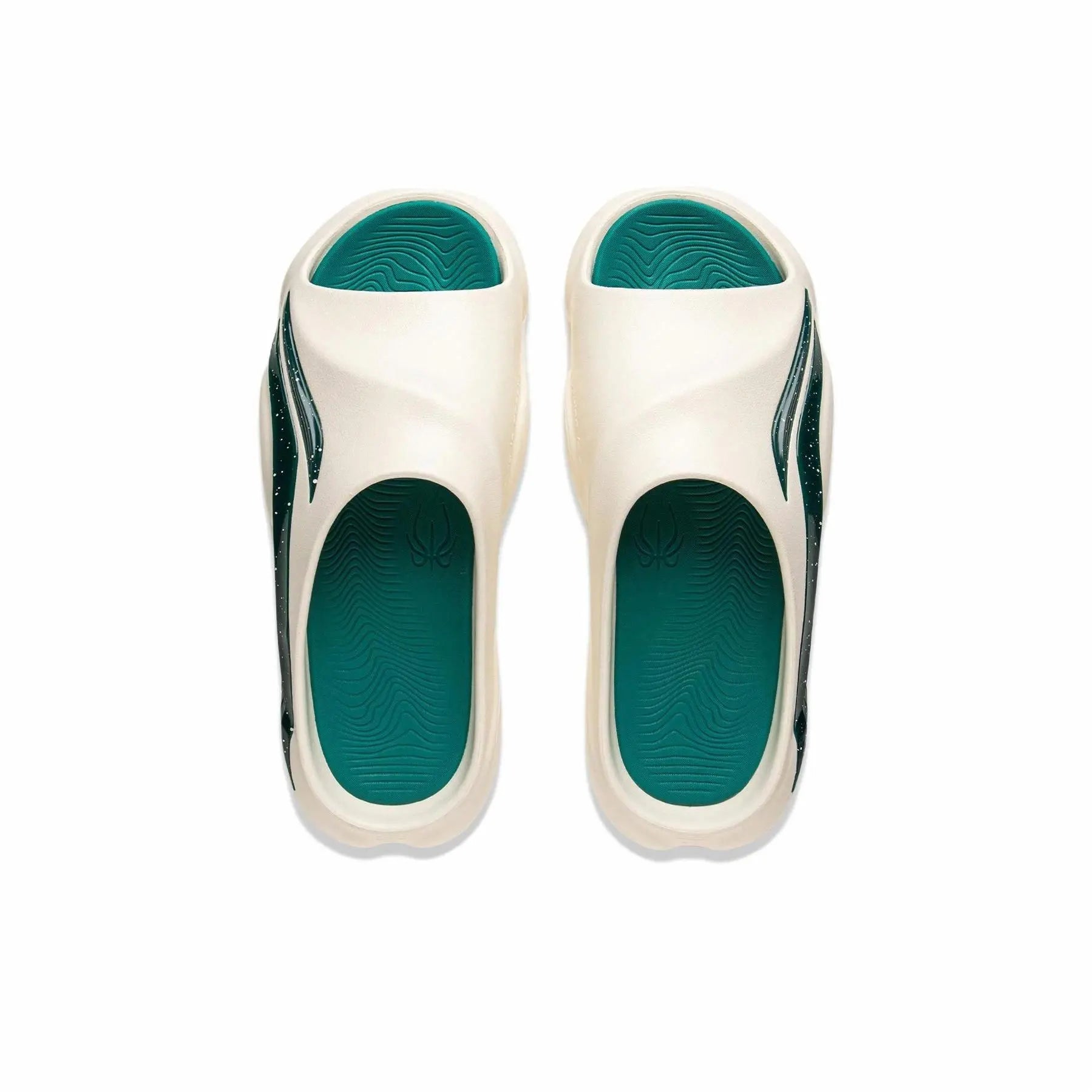 LiNing BADFIVE Slides OG ‘Beige Green' - Kicksown store