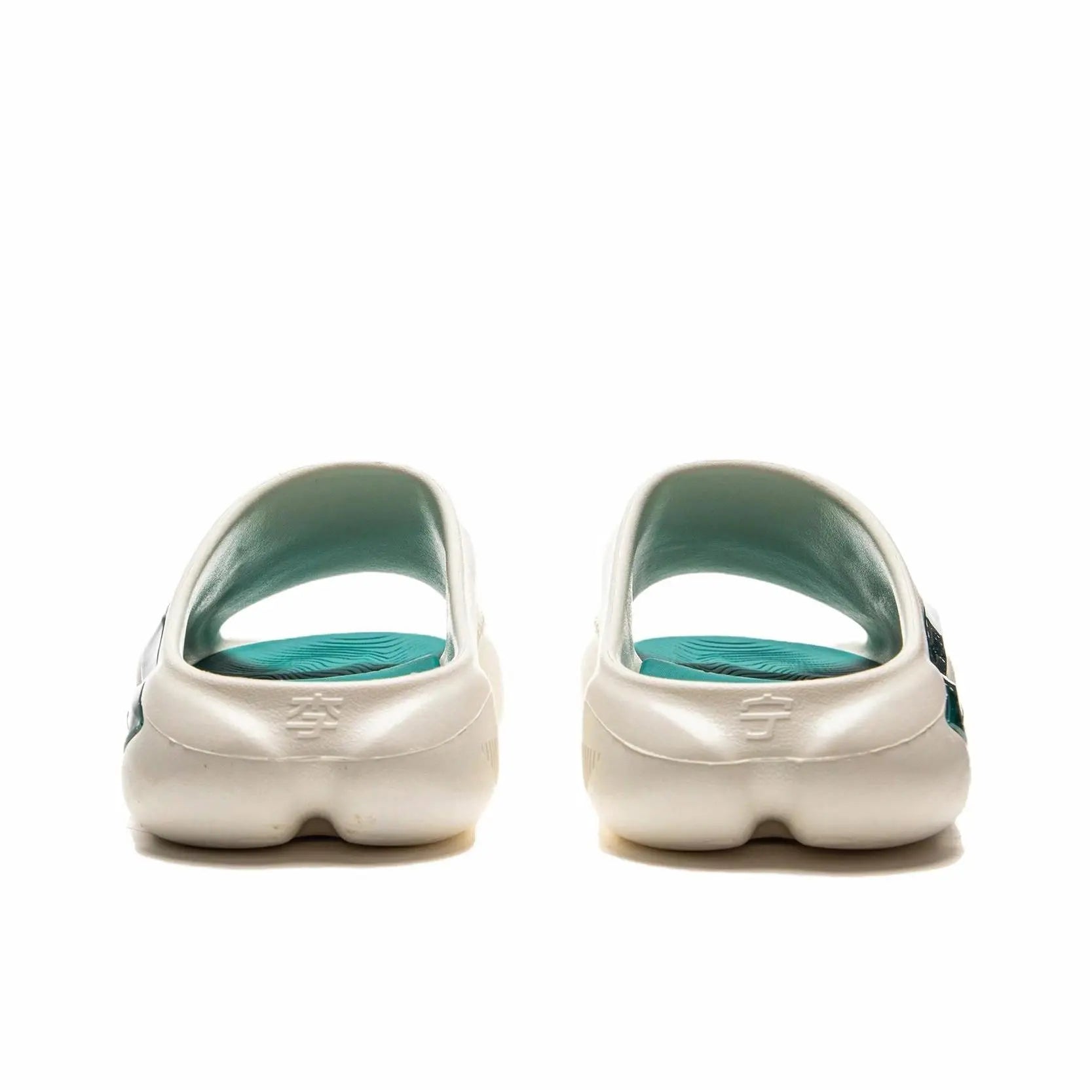 LiNing BADFIVE Slides OG ‘Beige Green' - Kicksown store