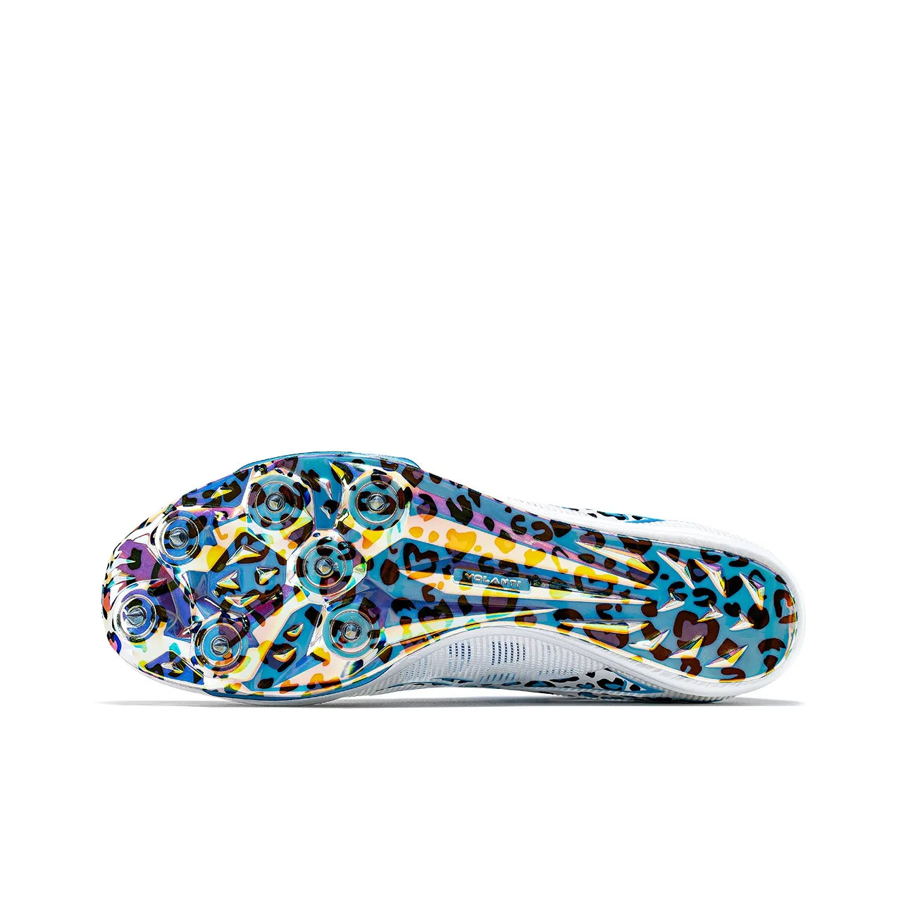 Volanti 911 Rocket Air Cushion Spike Shoes 'Leopard Blue Diamond'