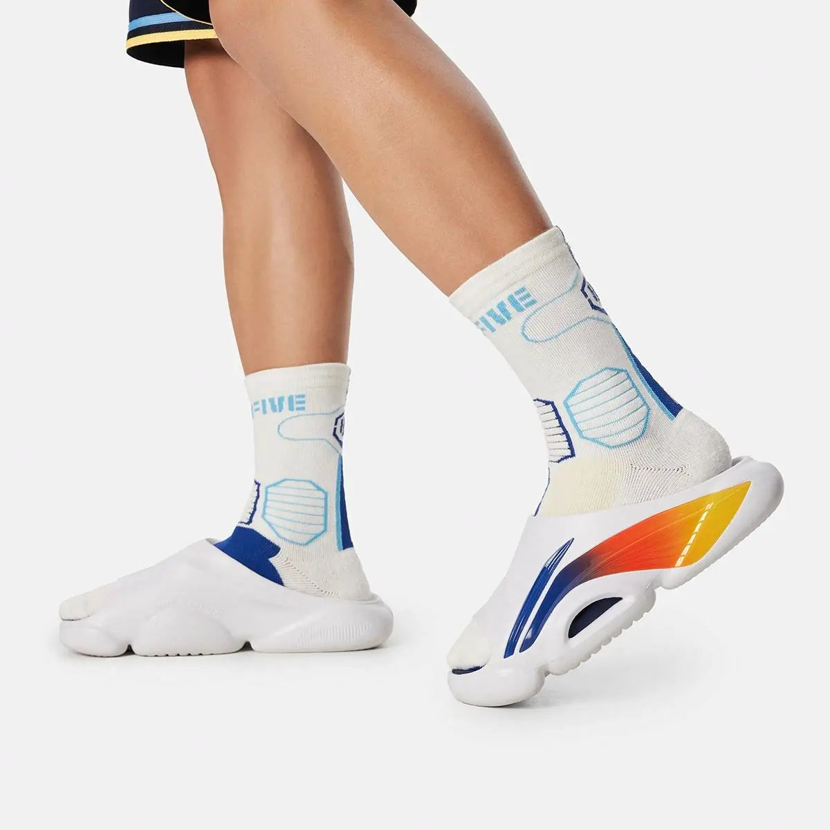 LiNing BADFIVE Slides OG ‘White' - Kicksown store