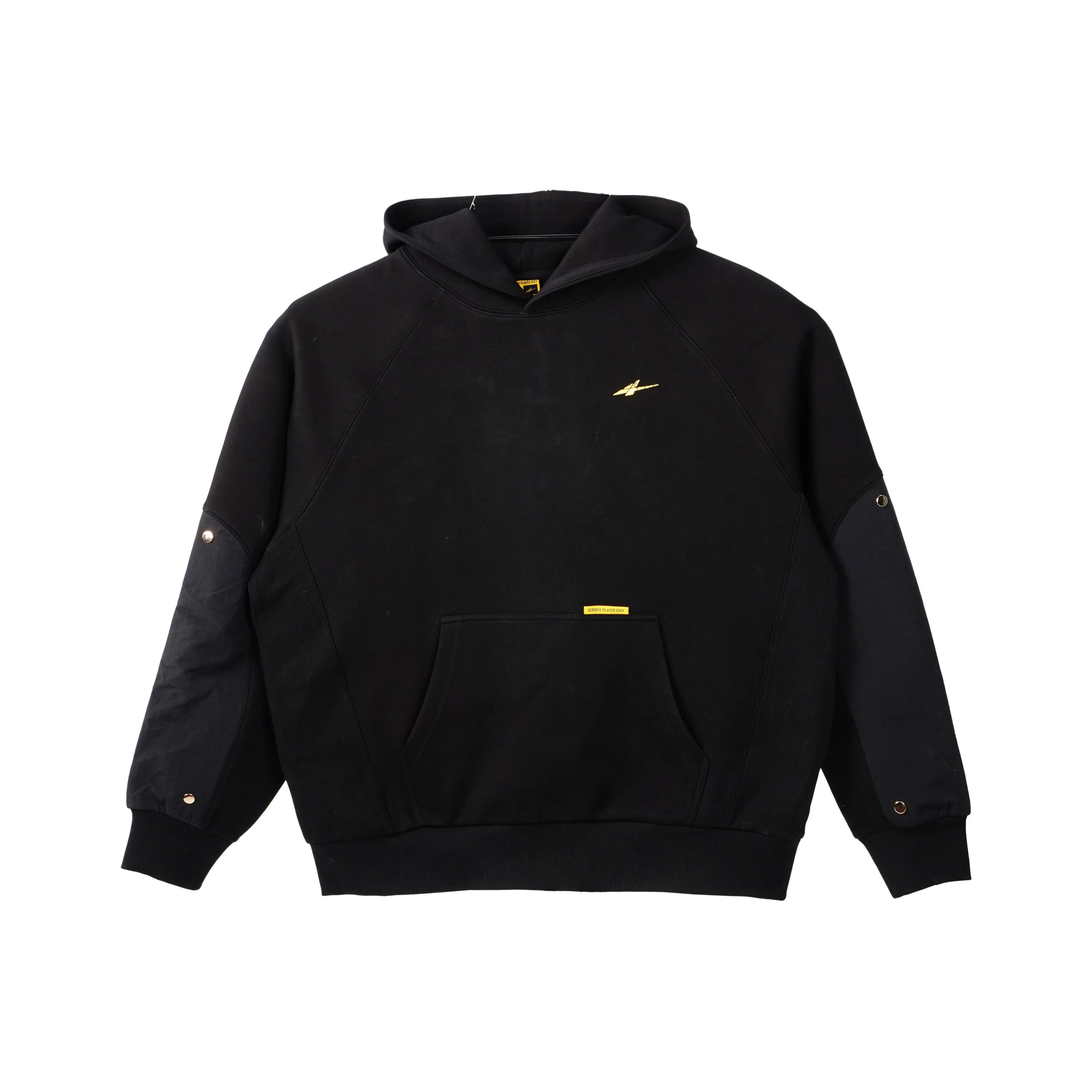 Serious Player Only x KR Pullover Hoodie Black