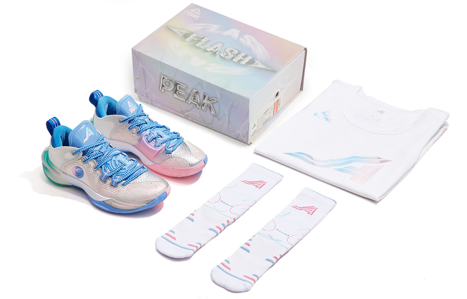PEAK Taichi Flash 6 Pakcage 'White Pink' - Kicksown store