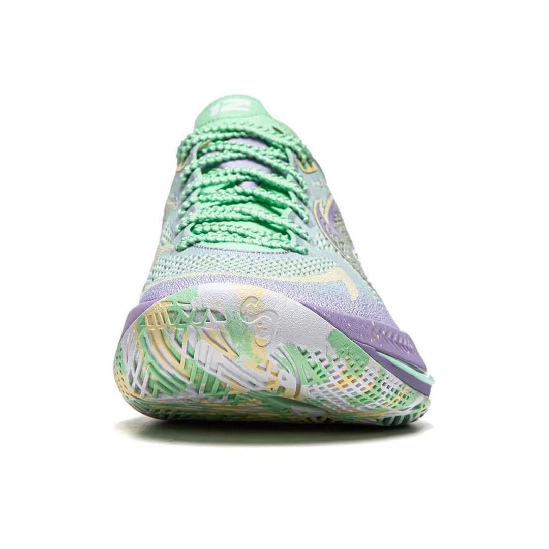 LiNing Sonic 12 V2 'Green Purple' - Kicksown store