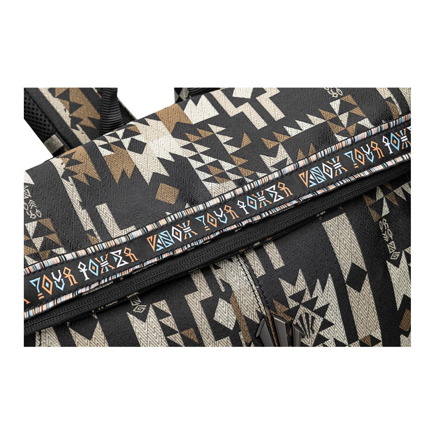 Anta Kai Polyester Backpack Black Jacquard