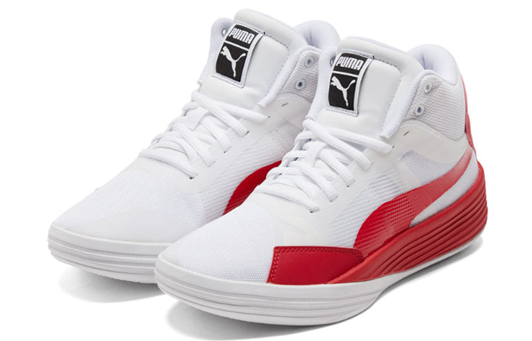 PUMA Clyde All Pro Mid 'White Red'