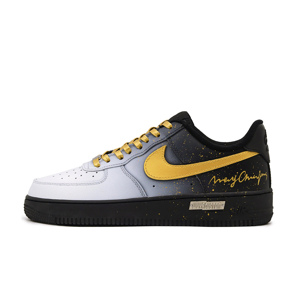 Nike Air Force 1 'Black Gold' 【カスタマイズ】