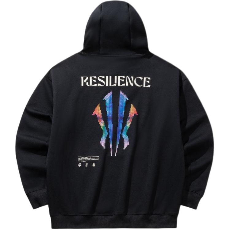 Anta KAI Sweatshirts 'Black' Hooded