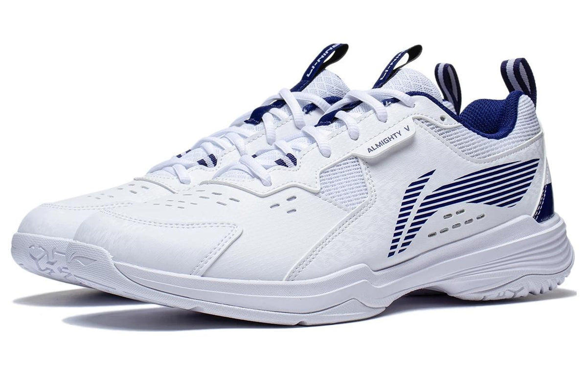 LiNing Ace V 'White Blue' | Badminton Shoes