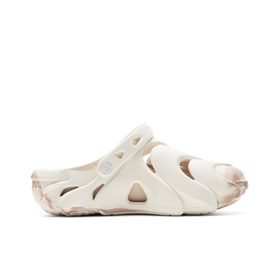 Peak Kunpeng Slippers ‘White and Brown’ - Kicksown store