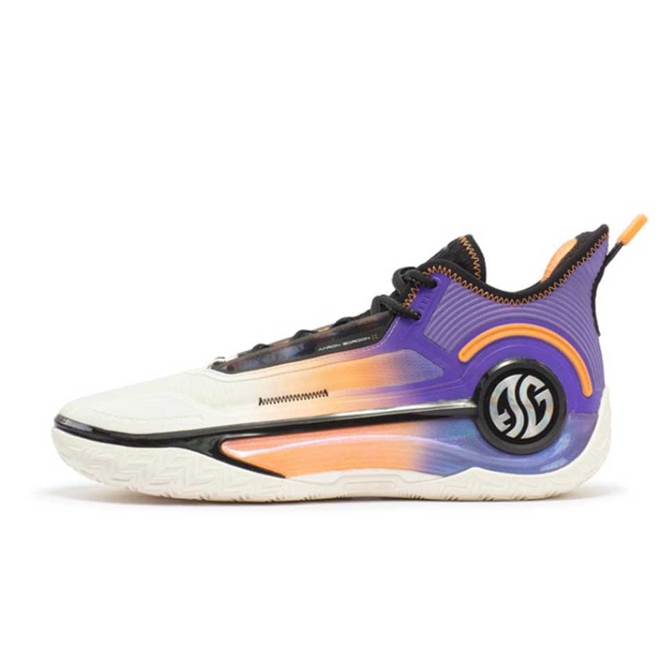 Purple and orange shoes hot sale