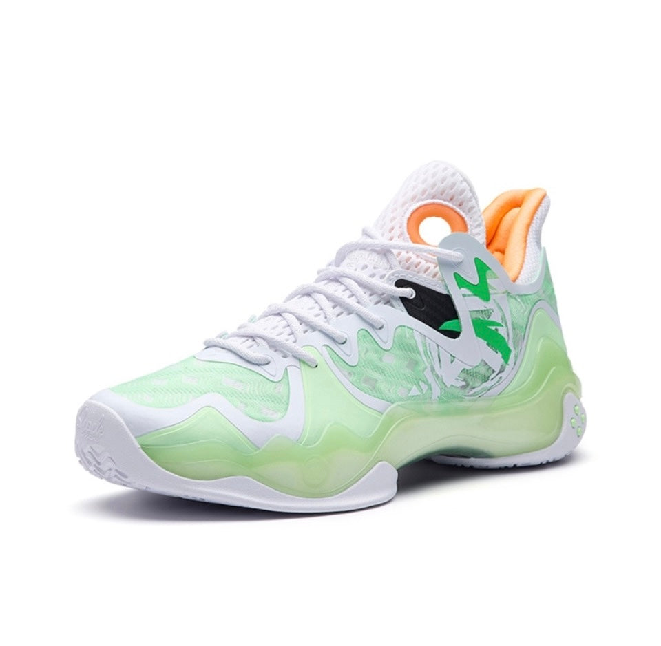 ANTA Shock Wave 4 ‘White Green' - Kicksown store