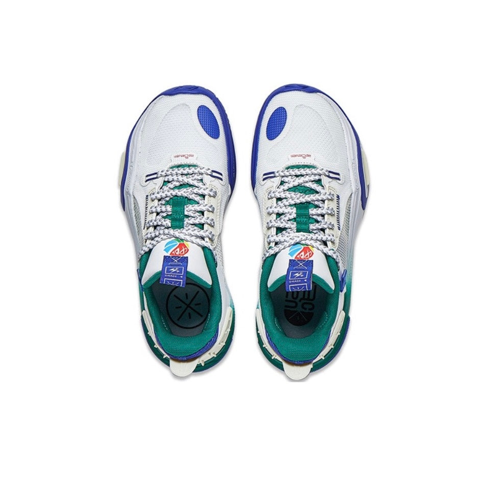 LiNing Wade All City 11 ‘White Blue'「Kids」 - Kicksown store