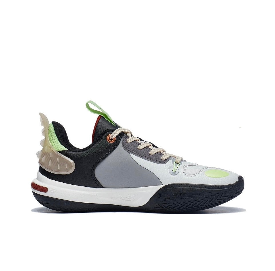 LiNing Wade All City 11 ‘Grey Black Green'「Kids」 - Kicksown store