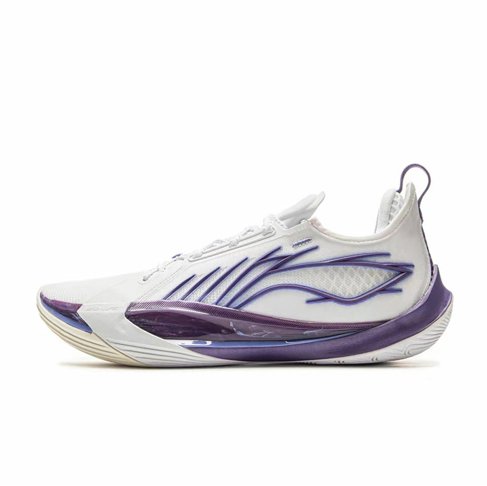 LiNing Sonic 13 ‘White Purple' - Kicksown store