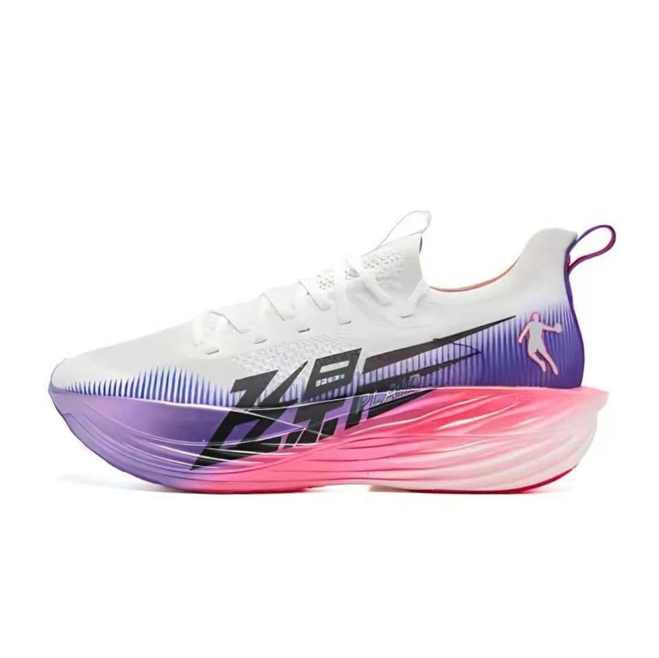 Qiaodan Feiying PLAID 1.5 ‘White Purple Pink’ - Kicksown store