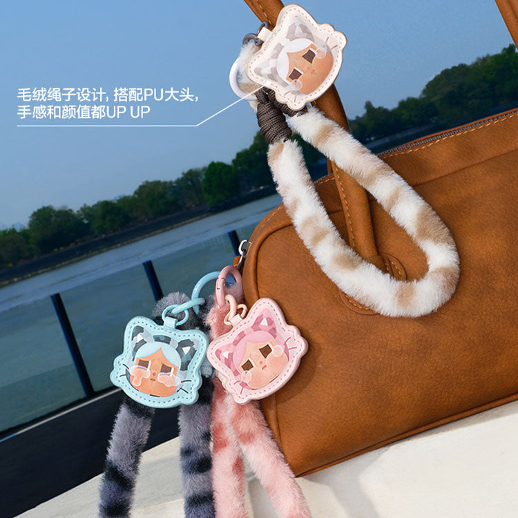 POP MART CRYBABY Leopard Cat Collection Cell Phone Lanyard Mystery Boxes - Kicksown store