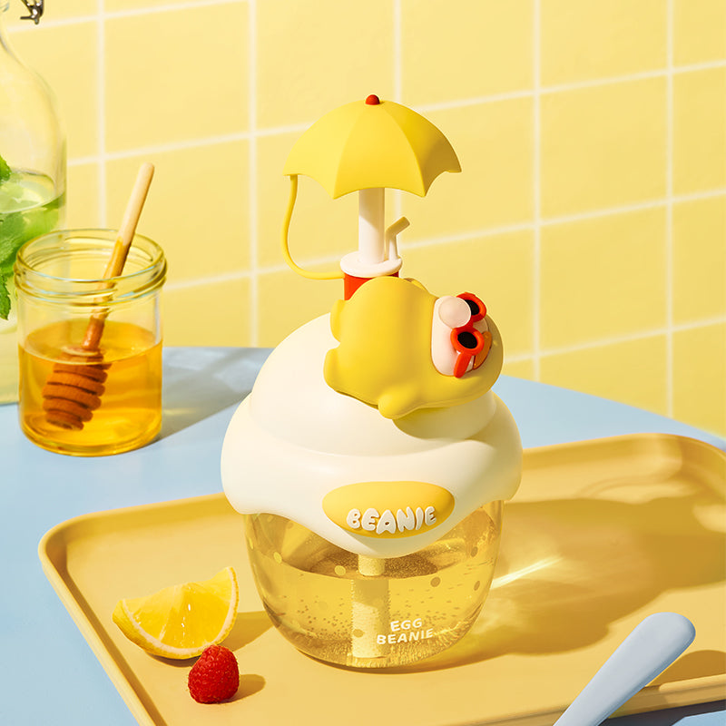 POP MART Beech PUCKY Egg Bean Collection Straw Cup