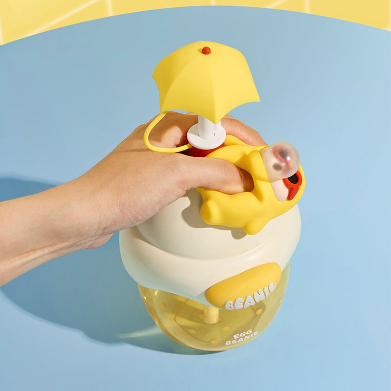 POP MART Beech PUCKY Egg Bean Collection Straw Cup