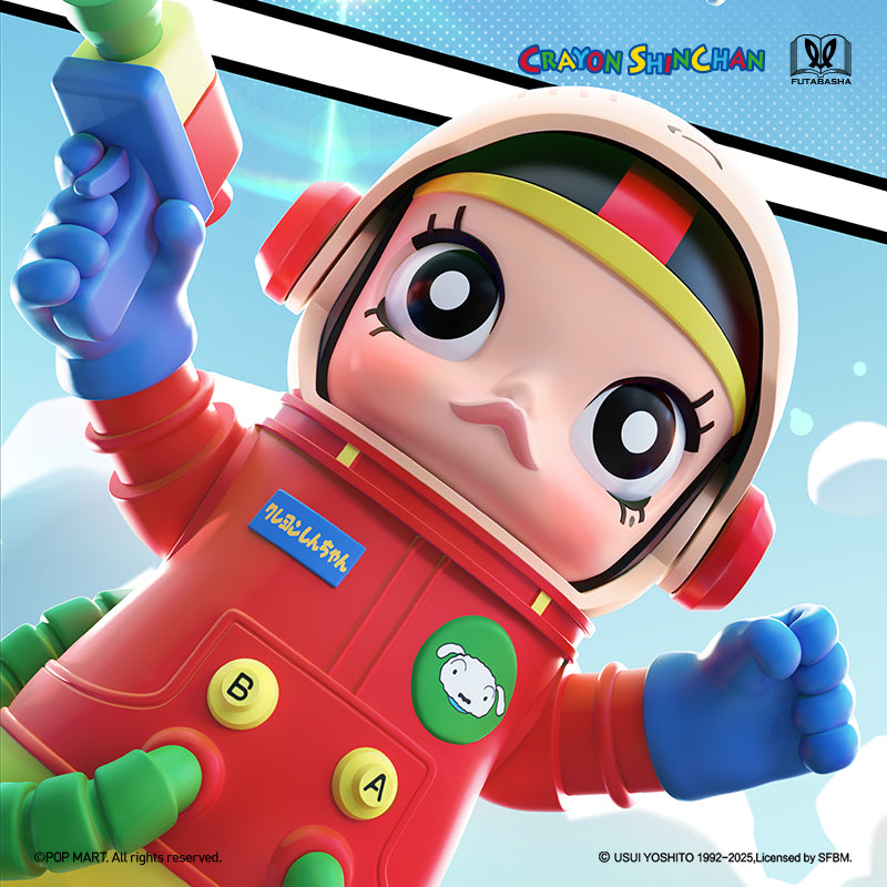 POP MART Mega Space Molly 400% +100% Crayon Shin Chan Mystery Boxes