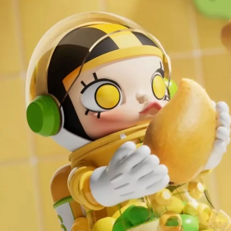 POP MART 400% MOLLY MEGA SPACE Mango Sticky Rice