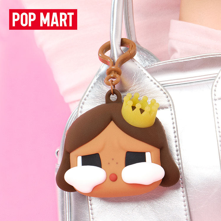 POP MART CRYBABY SHINY Collection Crybaby Doll Earphone Case Gold, Brown Merch - Kicksown store