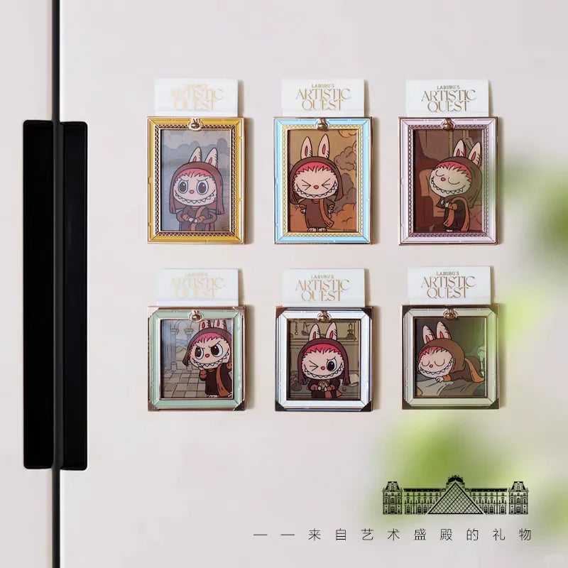 POP MART LABUBU Louvre Limited Fridge Magnet Mystery Boxes