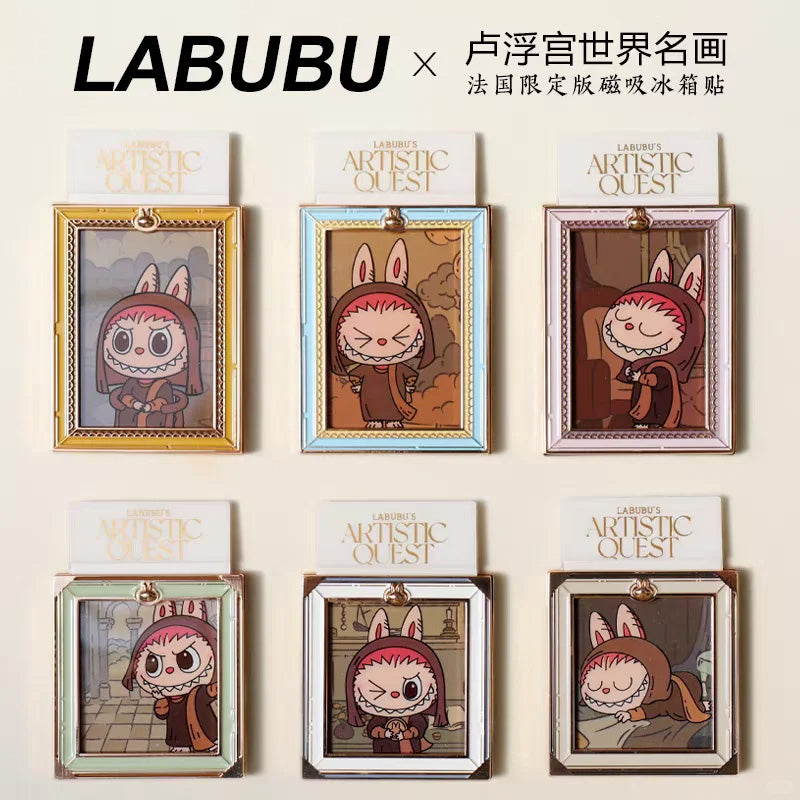 POP MART LABUBU Louvre Limited Fridge Magnet Mystery Boxes