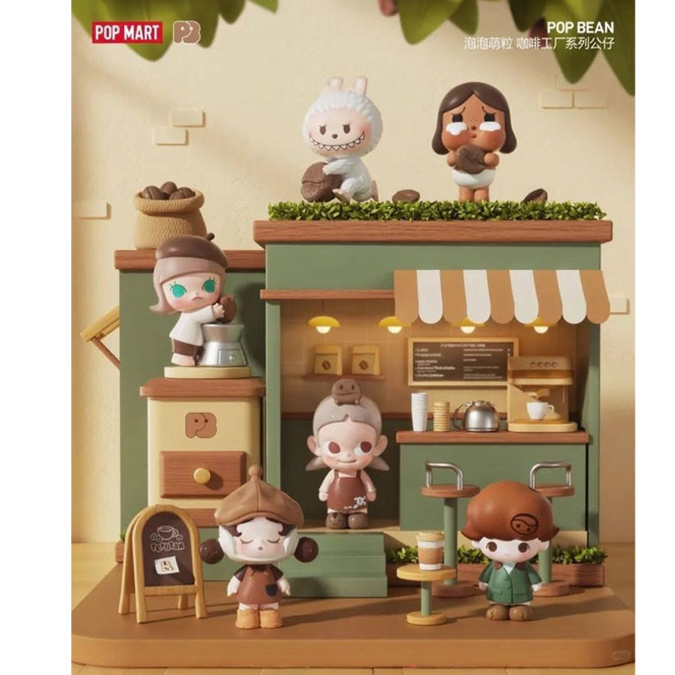 POP MART LABUBU Coffee Factory Collection Doll Mystery Boxes