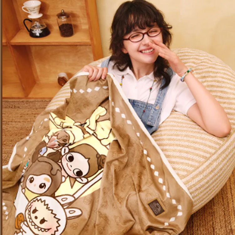 POP MART Blanket Throw Pillow Sets