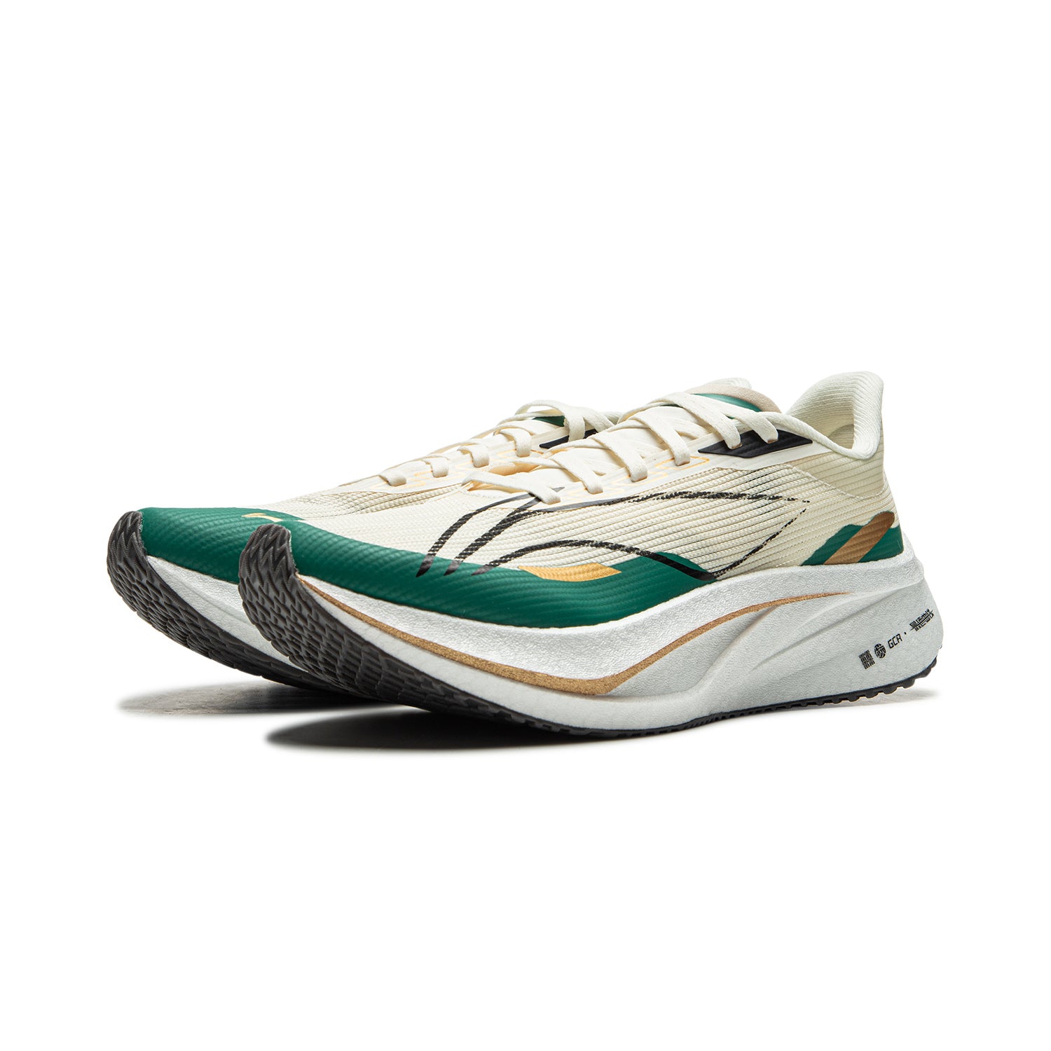 LINING Feidian 4 Challenger Running Shoes Women's 'Beige Green' - Kicksown store