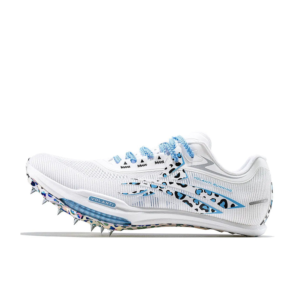 Volanti 911 Rocket Air Cushion Spike Shoes 'Leopard Blue Diamond'