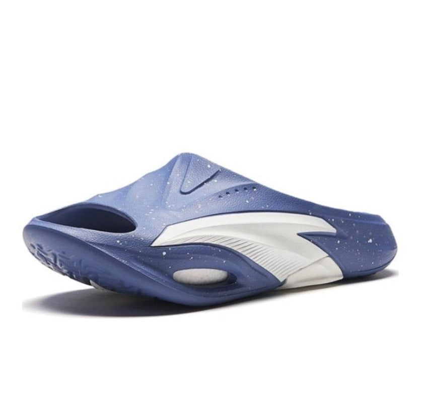 ANTA×WASSUP Slippers Nitrogen Bubble 'Blue' - Kicksown store