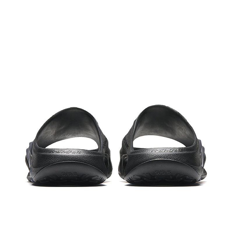 ANTA Slippers Nitrogen Bubble 'Black Blue' - Kicksown store