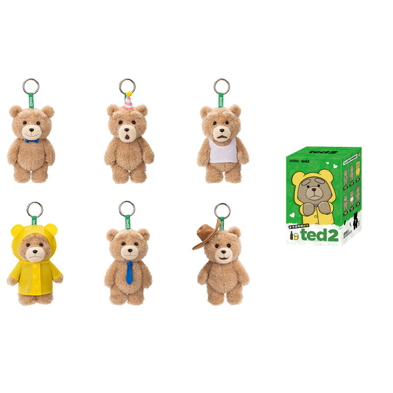 POP MART POP MART Ted2 Teddy Bear Action Plush Pendant