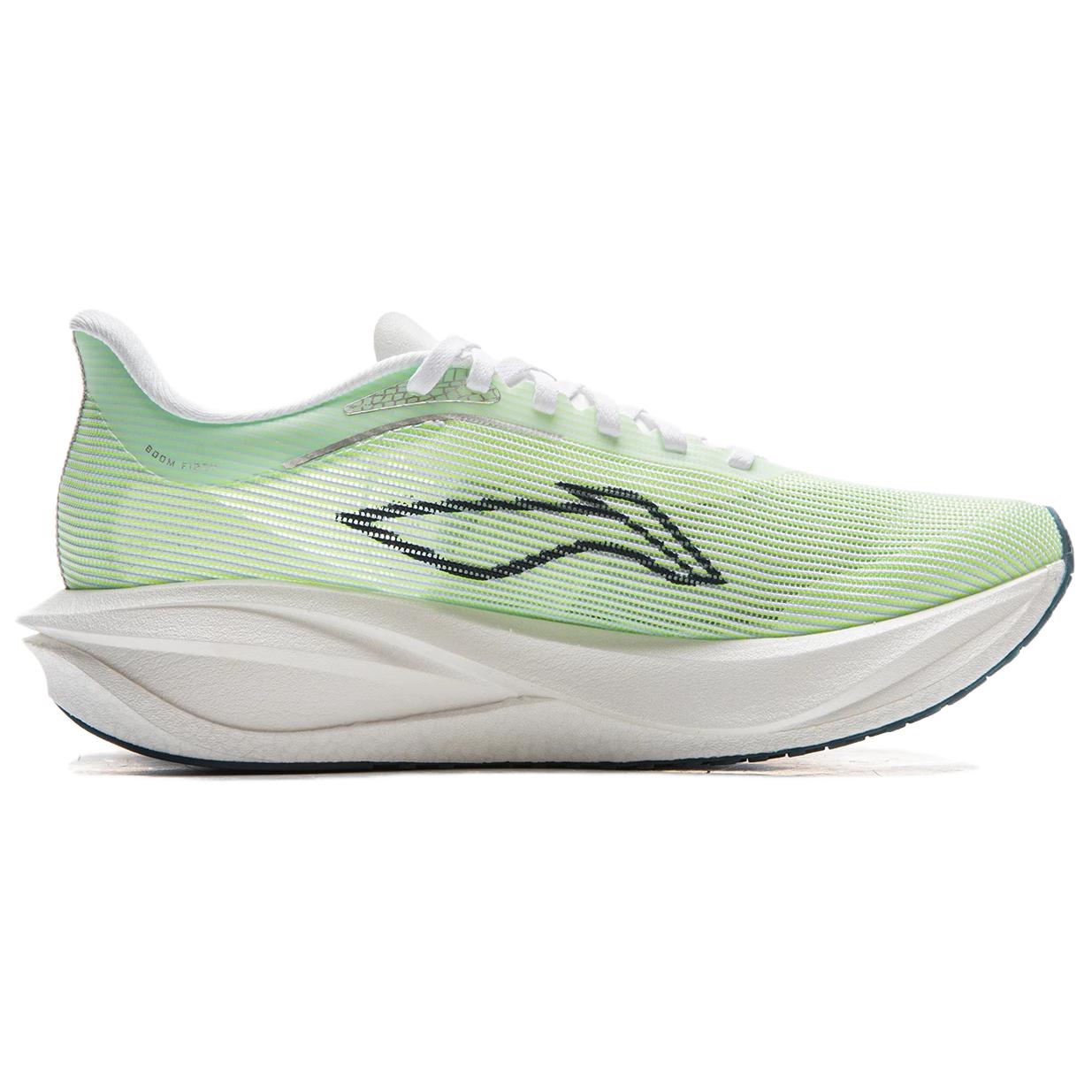 LINING Feidian 5 Challenger Running Shoes 'Standard White Fluorescent Bright Green' - Kicksown store