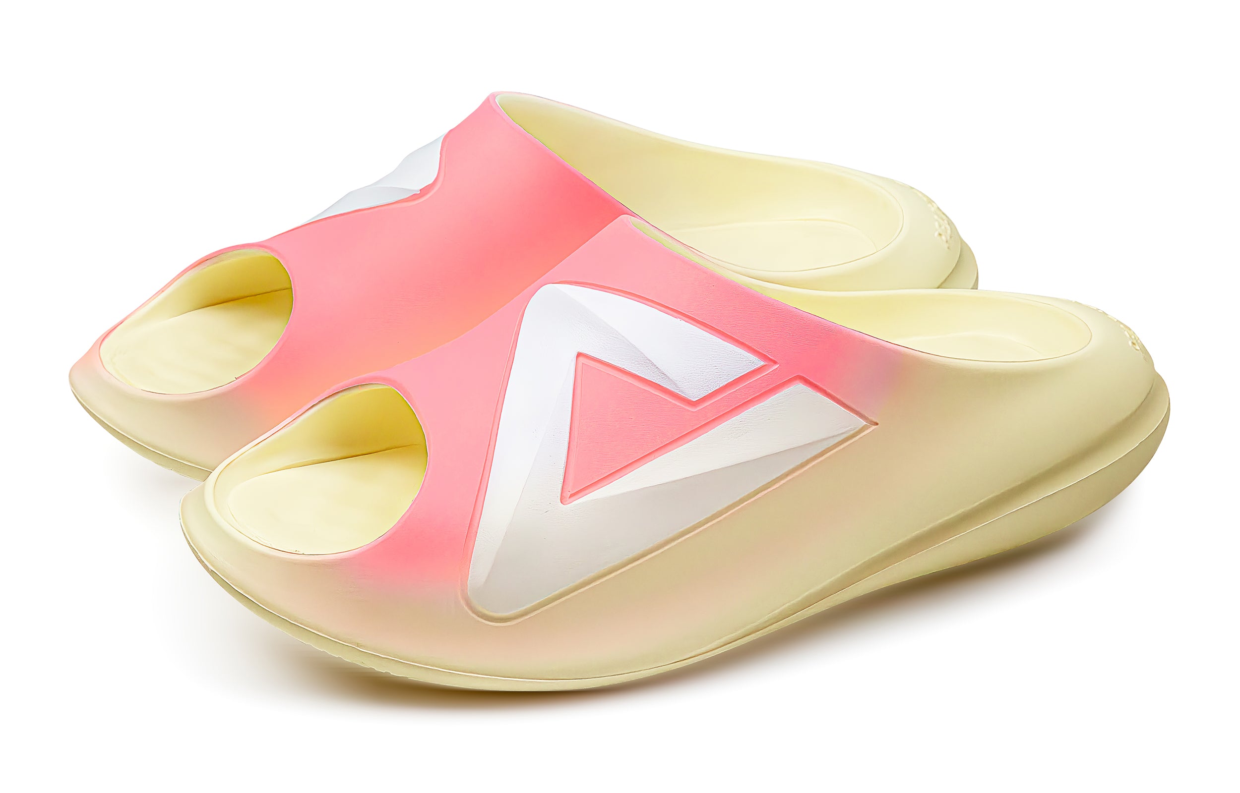 PEAK Taichi Little Chubby Slippers 'Pink Yellow'