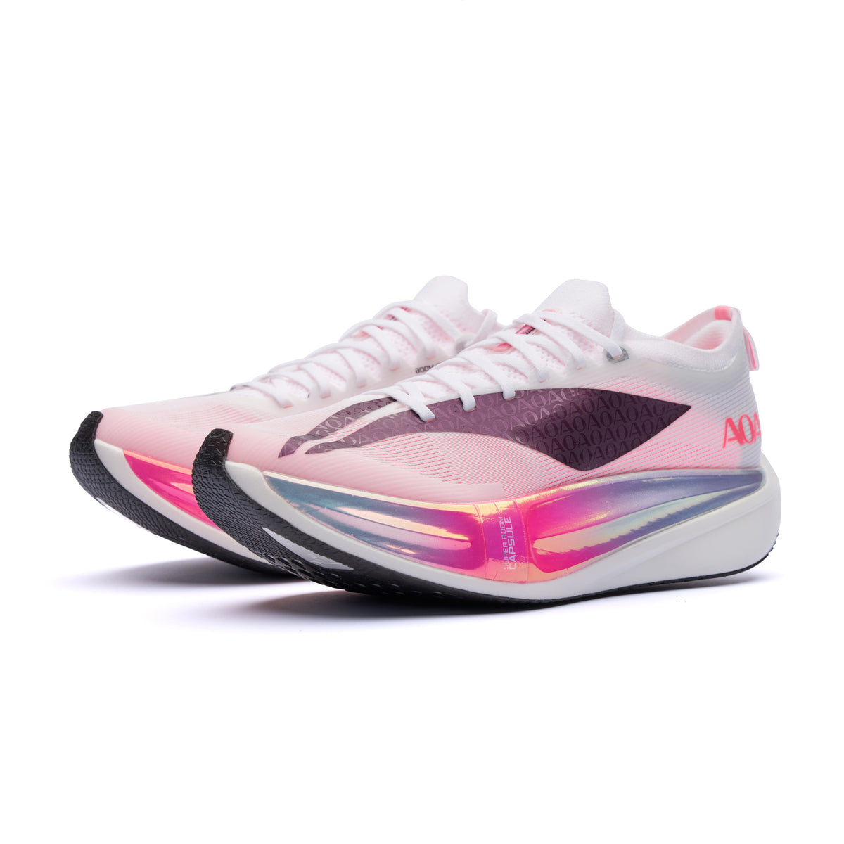 LiNing Feidian 7 ELITE 'White Fluorescent Lotus Pink'